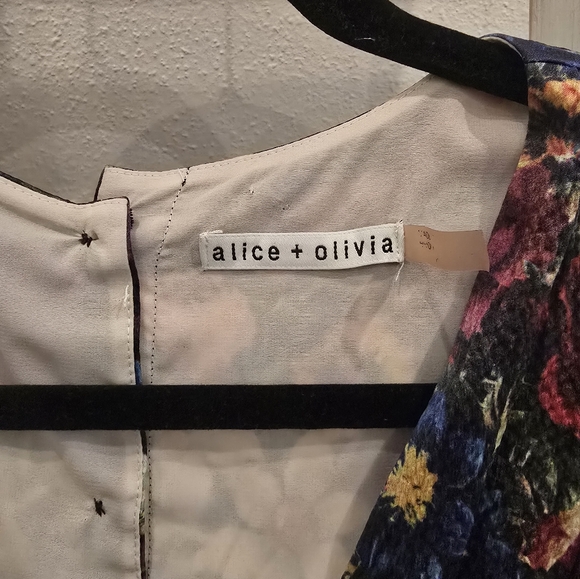 Triss maxi dress in English floral Alice+Olivia size 10 - Picture 3 of 7